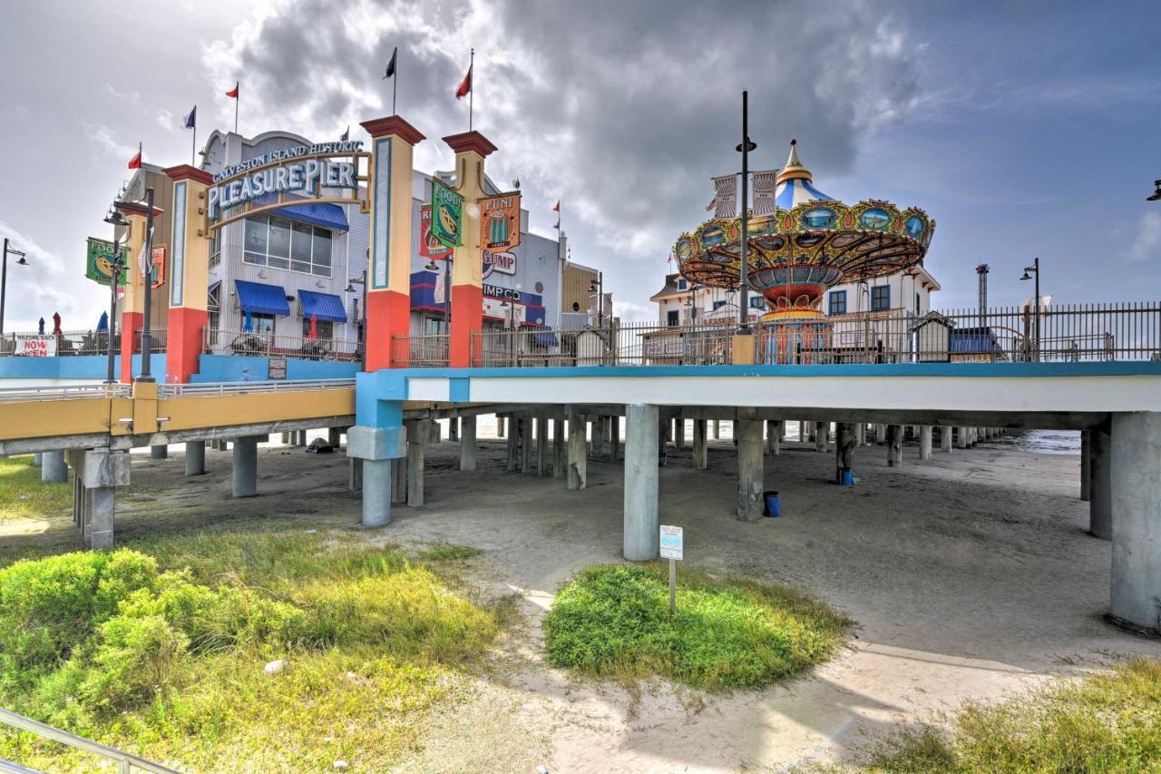 Bright Galveston Bungalow Half Mi To Pleasure Pier Dış mekan fotoğraf